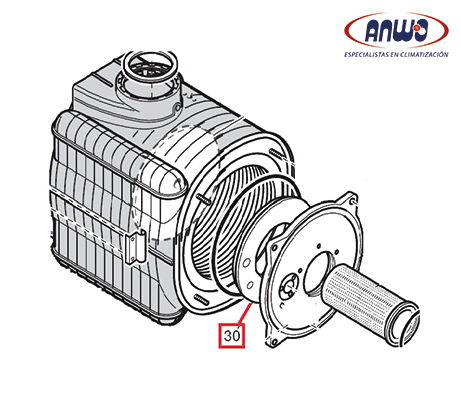 AISLANTE FLANGE QUEMAD. PRIME HT/GA